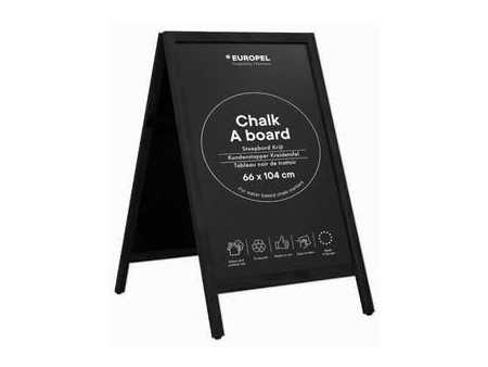 EUROPEL Panneau trottoir, 660 x 1.040 mm, noir