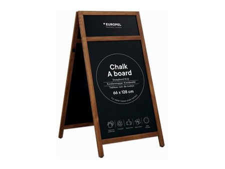 EUROPEL Panneau trottoir, 660 x 1.280 mm, noir