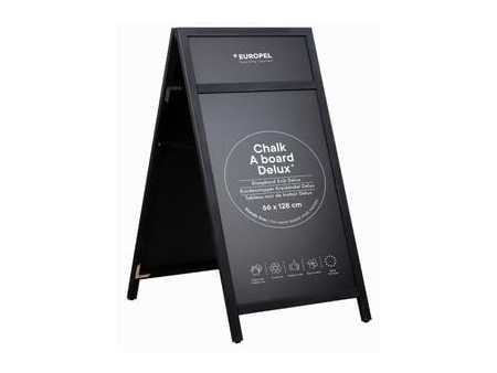 EUROPEL Panneau trottoir DELUXE, 660 x 1.280 mm, noir