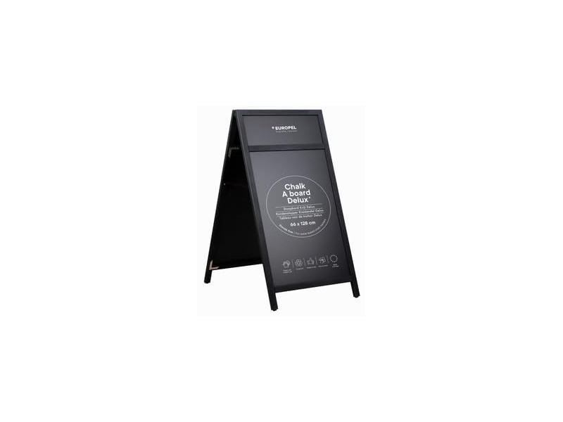 EUROPEL Panneau trottoir DELUXE, 660 x 1.280 mm, noir