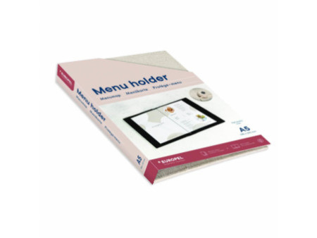 EUROPEL Protège-menu LIN, A5, beige
