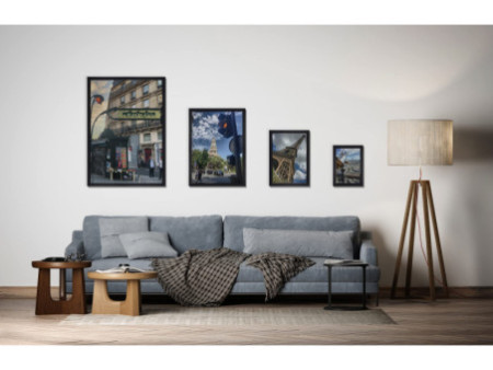 EUROPEL Cadre porte-affiche Premium+, A2, noir