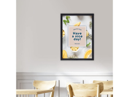 EUROPEL Cadre porte-affiche premium+, A3, noir