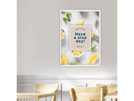 EUROPEL Cadre porte-affiche premium+, A3, blanc