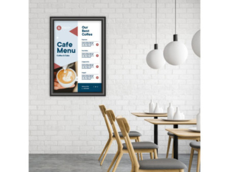 EUROPEL Cadre porte-affiche premium, A3, 25 mm, noir