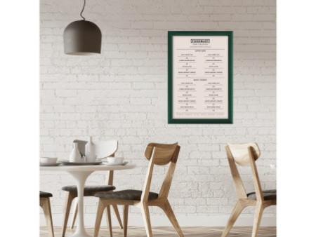 EUROPEL Cadre porte-affiche premium, A3, 25 mm, vert