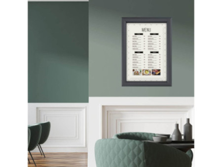 EUROPEL Cadre porte-affiche premium, A3, 25 mm,gris graphite