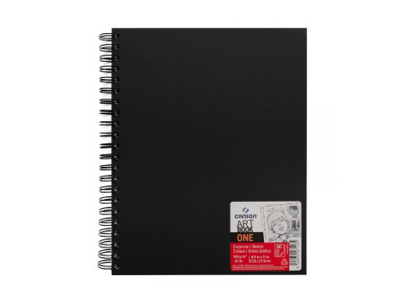 CANSON Carnet esquisse ARTBOOK ONE, 216 x 279 mm, noir