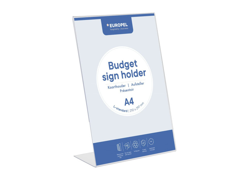 EUROPEL Porte-visuel Budget, A5, droit