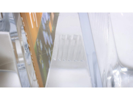 EUROPEL Porte-brochures, 1/3 A4 portrait, transparent