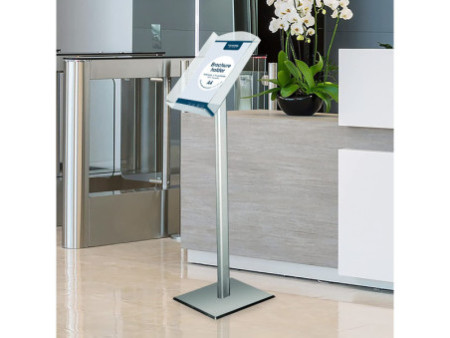 EUROPEL Porte-brochures sur pied, A4, 1 compartiment