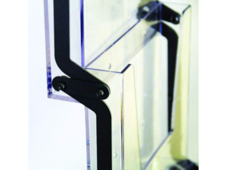 EUROPEL Porte-brochures sur pied, A4, 5 x A4, pliable