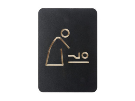 EUROPEL Pictogramme 'espace change bébé', noir