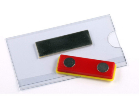 EUROPEL Porte-nom, avec aimant, 75 x 40 mm