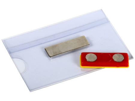EUROPEL Porte-nom, avec aimant, 90 x 55 mm