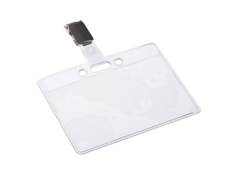 EUROPEL Porte-nom, ouvert en haut, avec clip, 60 x 90 mm