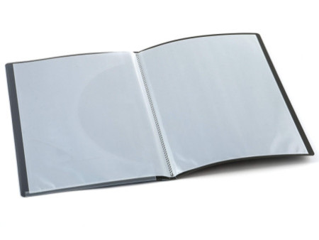 EUROPEL Protège-documents, A4, 10 pochettes, anthracite