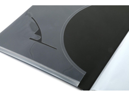 EUROPEL Protège-documents, A4, 10 pochettes, anthracite
