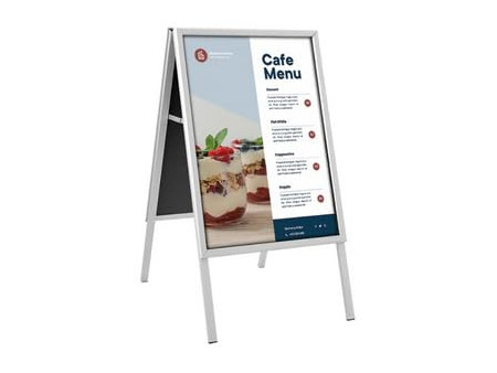EUROPEL Panneau trottoir CLASSIC, A1, argent