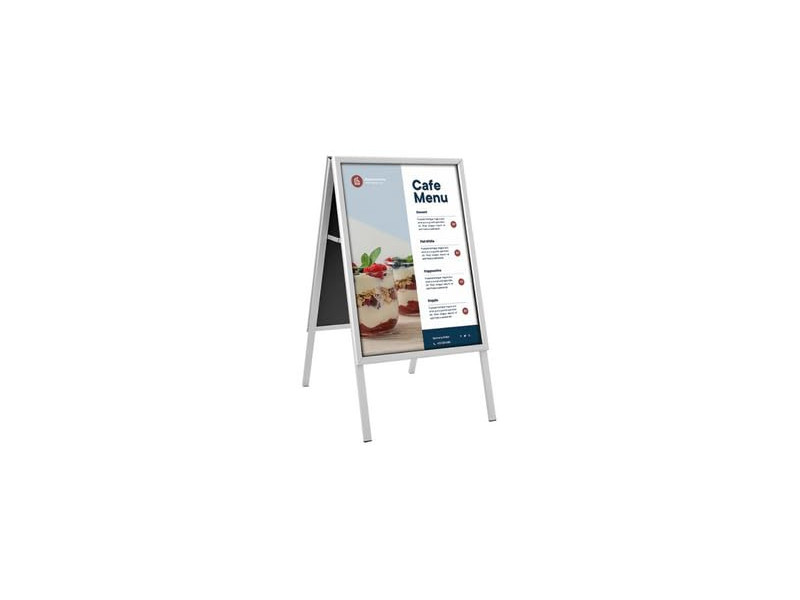 EUROPEL Panneau trottoir CLASSIC, A1, argent