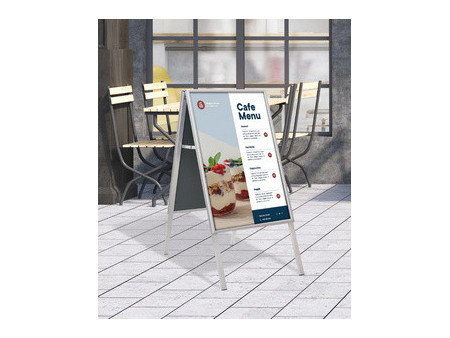 EUROPEL Panneau trottoir CLASSIC, A1, argent
