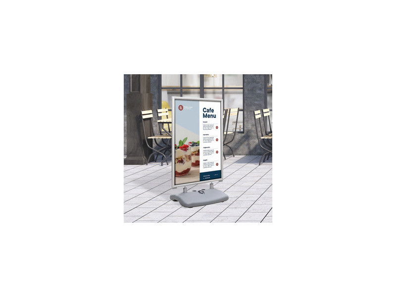 EUROPEL Panneau trottoir SWING, B1, 700 x 1.440 mm, gris