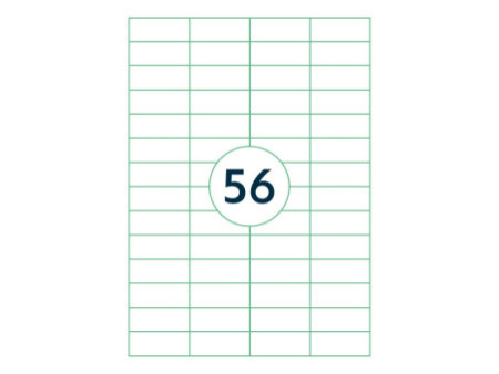 rillprint Etiquette universelle, 52,5 x 21,2 mm, blanc
