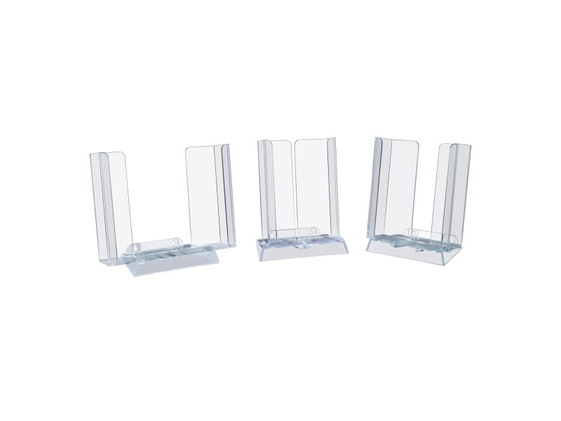 EUROPEL Porte-brochures de table, réglable, 1 compartiment