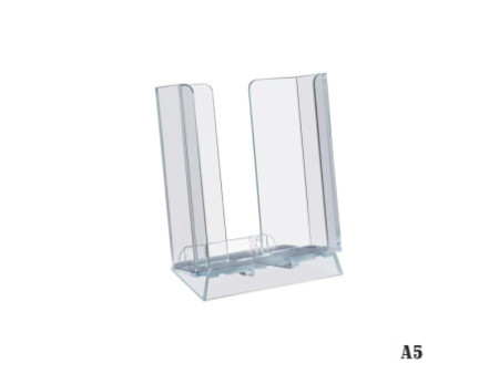 EUROPEL Porte-brochures de table, réglable, 1 compartiment