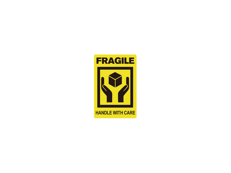 rillprint Étiquette 'HANDLE WITH CARE / FRAGILE'