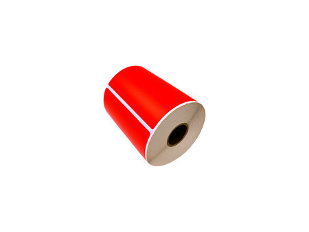 rillprint Étiquettes en rouleau Zebra, 102 x 152 mm, rouge