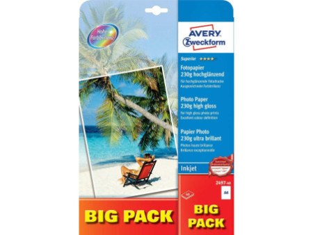 AVERY Zweckform Papier photo jet d'encre EVERYDAY, 180 g/m2