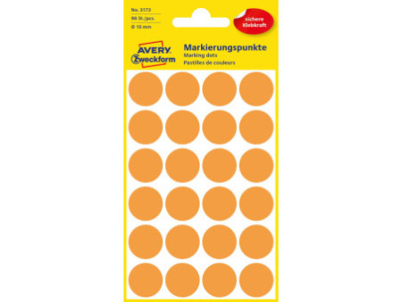 AVERY Zweckform Pastille de couleur, diamètre 18 mm