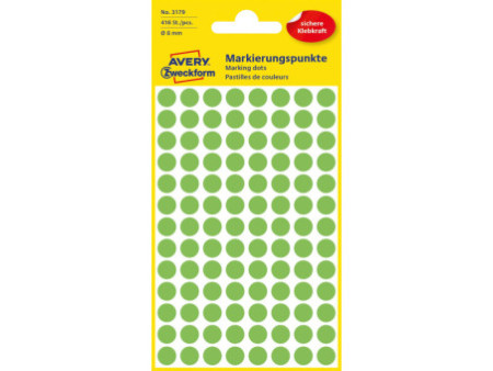 AVERY Zweckform Pastille de couleur, diamètre 8 mm