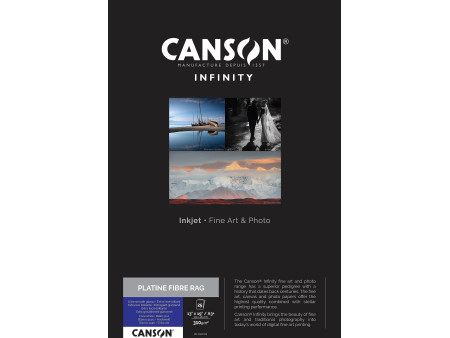 CANSON INFINITY Papier photo 'Platine Fibre Rag', 310 g/m2,
