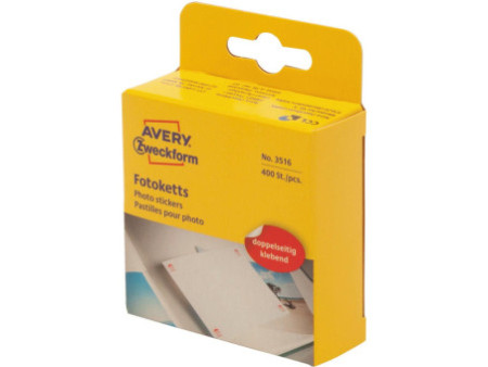 AVERY Zweckform Pastilles pour photos adhésives, 12 x 12 mm