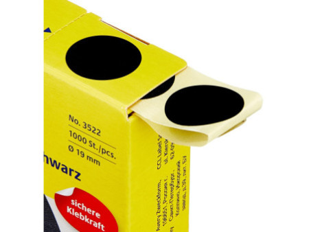 AVERY Zweckform Pastille pour cible de tir, noir