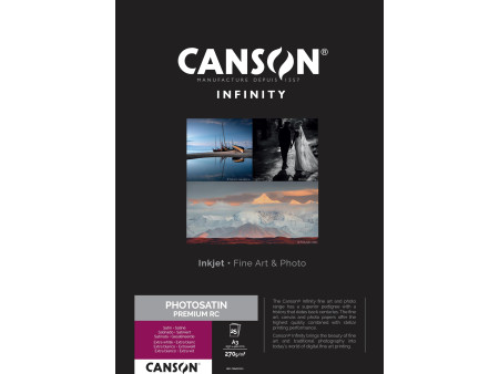 CANSON INFINITY Papier photo Photosatin Premium RC, A3