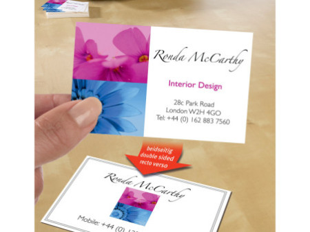 AVERY Zweckform Cartes de visite Premium, brillant