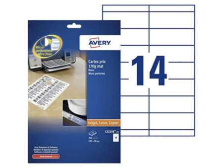 AVERY Zweckform Etiquette de rayon pour prix & codes-barres