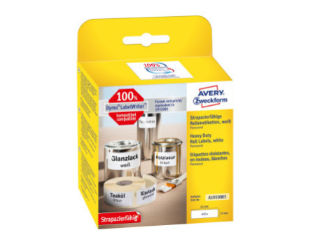 AVERY Zweckform Etiquette sur rouleau, robuste, 19 x 64 mm