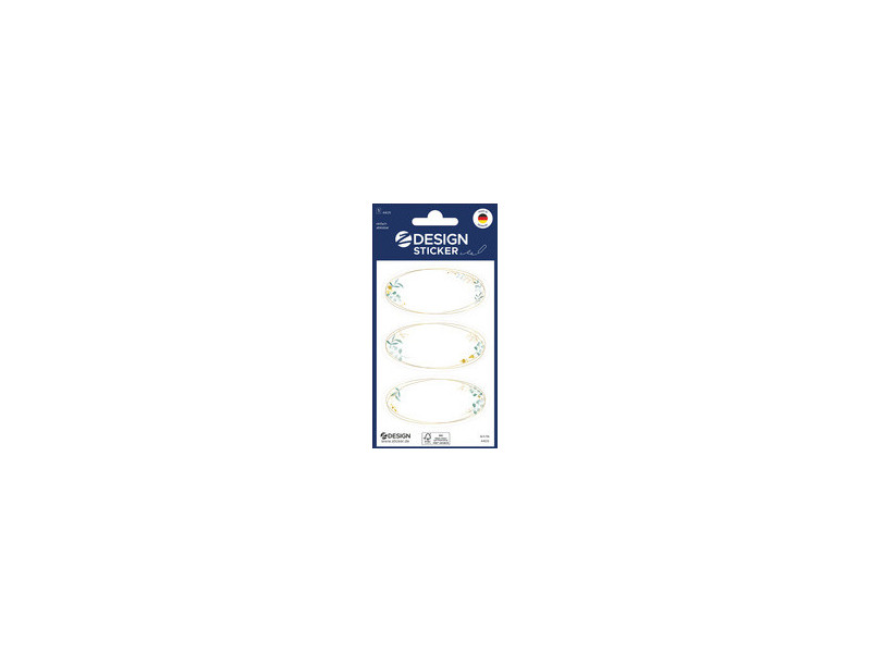 ZDesign HOME Étiquette, cadre ornementé, ovale