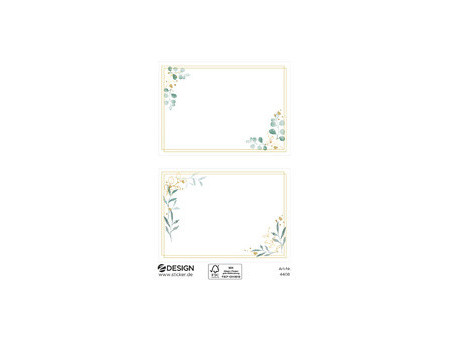 ZDesign HOME Étiquette, cadre ornementé, octogonal
