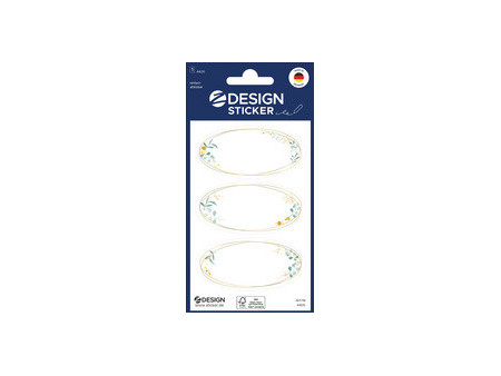 ZDesign HOME Étiquette, cadre ornementé, rectangulaire
