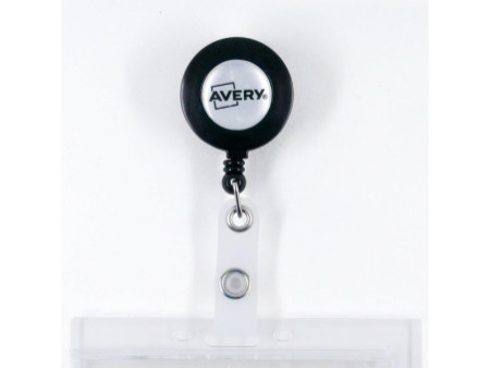 AVERY Porte-carte avec clip, 54 x 90 mm, transparent