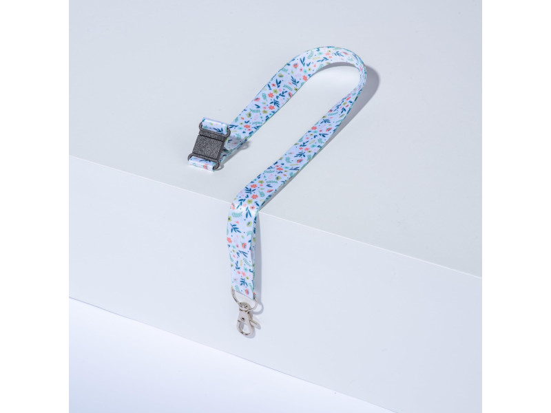 AVERY Tour de cou, rPET, 'floral', 20 x 440 mm