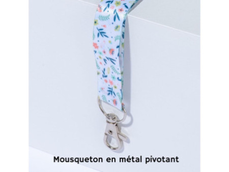 AVERY Tour de cou, rPET, 'floral', 20 x 440 mm