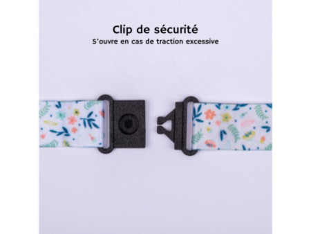 AVERY Tour de cou, rPET, 'floral', 20 x 440 mm