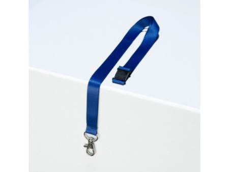AVERY Tour de cou, en rPET, 440 x 15 mm, bleu
