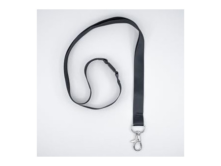 AVERY Tour de cou, en rPET, 440 x 15 mm, noir